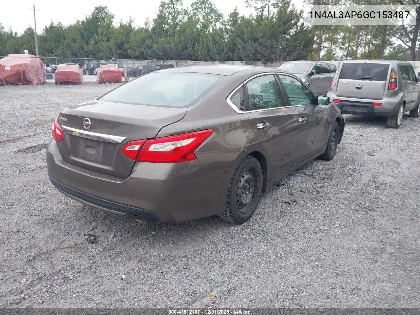 1N4AL3AP6GC153487 2016 Nissan Altima 2.5/2.5 S/2.5 Sl/2.5 Sr/2.5 Sv