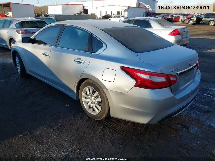 1N4AL3AP4GC239011 2016 Nissan Altima 2.5/2.5 S/2.5 Sl/2.5 Sr/2.5 Sv