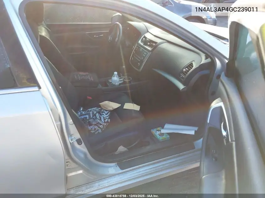 1N4AL3AP4GC239011 2016 Nissan Altima 2.5/2.5 S/2.5 Sl/2.5 Sr/2.5 Sv