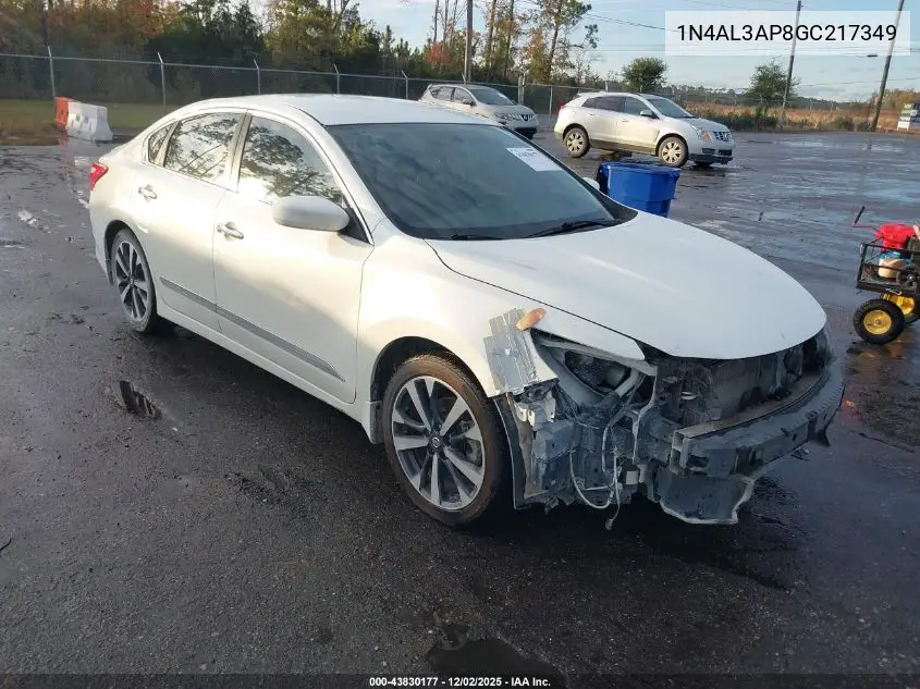 1N4AL3AP8GC217349 2016 Nissan Altima 2.5 Sr