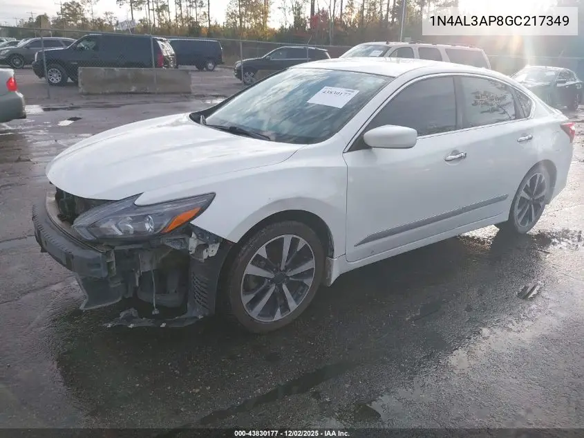 1N4AL3AP8GC217349 2016 Nissan Altima 2.5 Sr