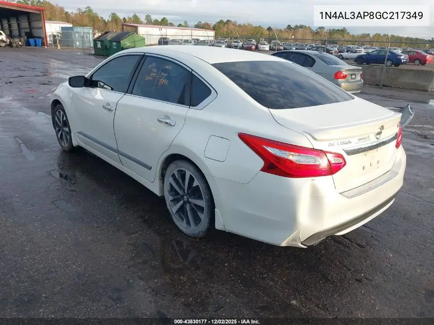 1N4AL3AP8GC217349 2016 Nissan Altima 2.5 Sr