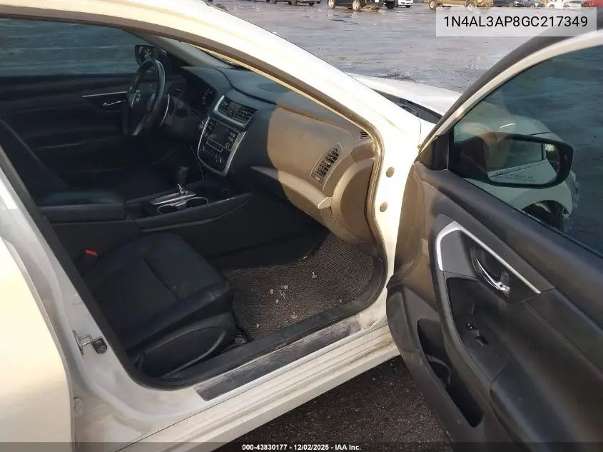 1N4AL3AP8GC217349 2016 Nissan Altima 2.5 Sr