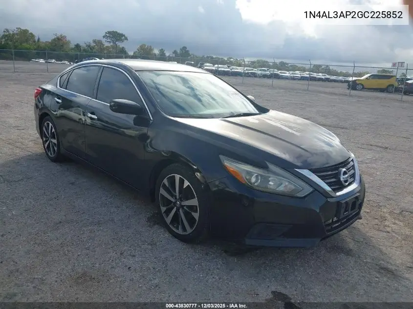 1N4AL3AP2GC225852 2016 Nissan Altima 2.5/2.5 S/2.5 Sl/2.5 Sr/2.5 Sv