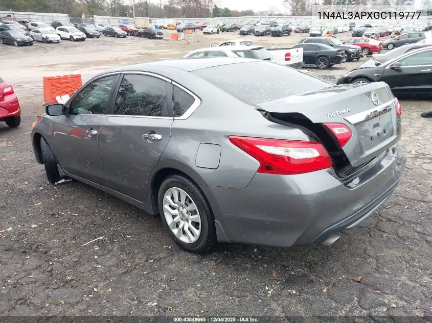 1N4AL3APXGC119777 2016 Nissan Altima 2.5 S