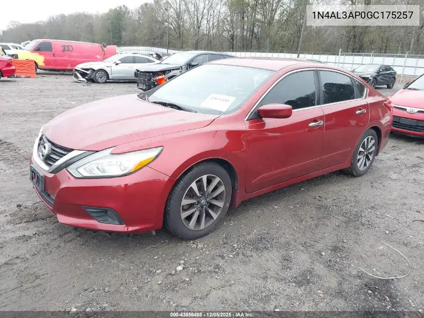 1N4AL3AP0GC175257 2016 Nissan Altima 2.5 Sv