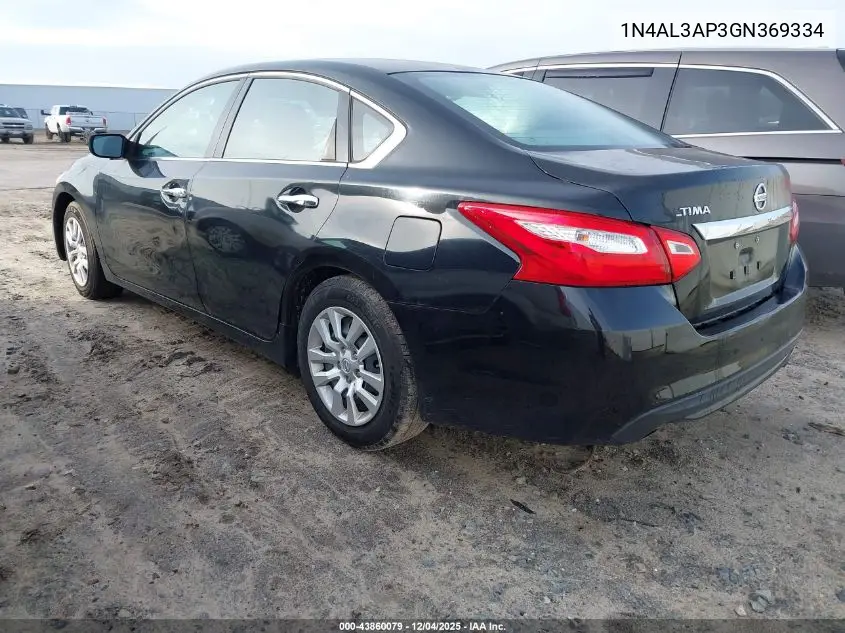 1N4AL3AP3GN369334 2016 Nissan Altima 2.5/2.5 S/2.5 Sl/2.5 Sr/2.5 Sv