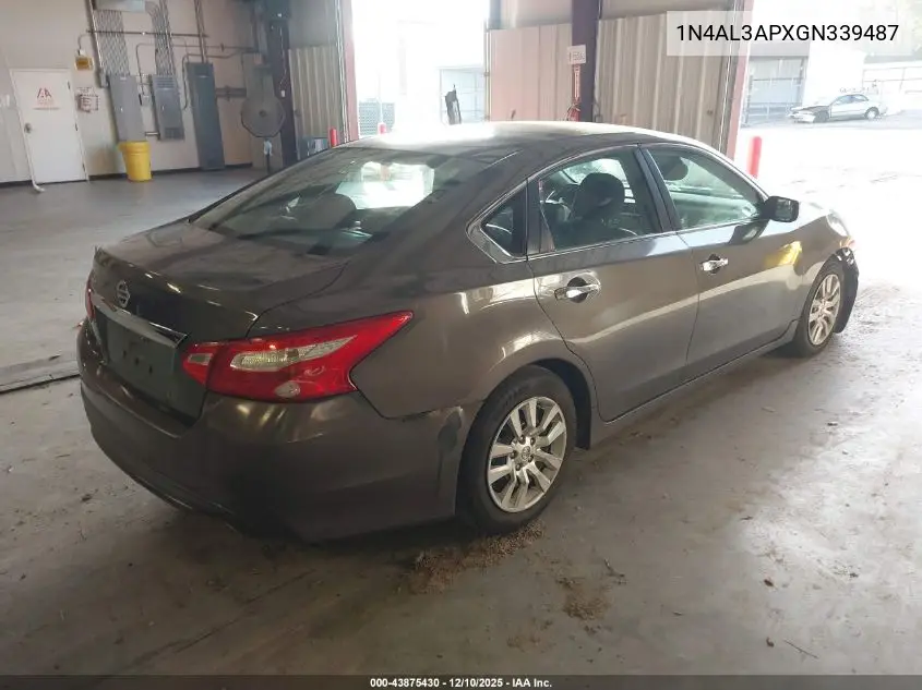 1N4AL3APXGN339487 2016 Nissan Altima 2.5/2.5 S/2.5 Sl/2.5 Sr/2.5 Sv