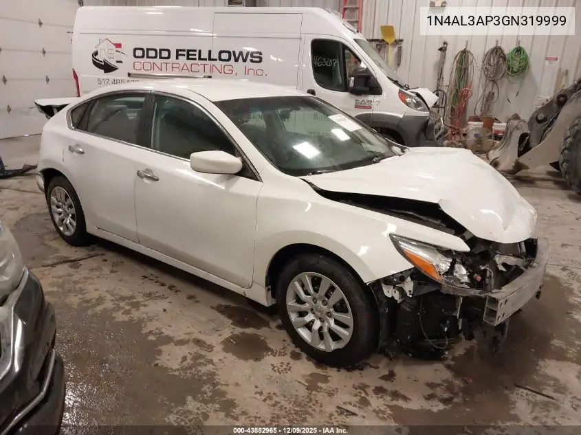 1N4AL3AP3GN319999 2016 Nissan Altima 2.5 S