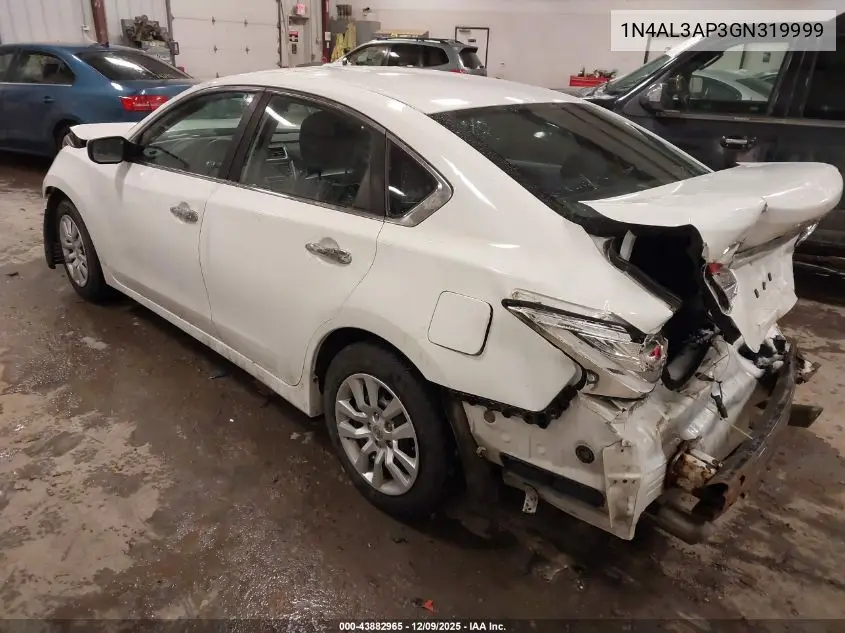 1N4AL3AP3GN319999 2016 Nissan Altima 2.5 S