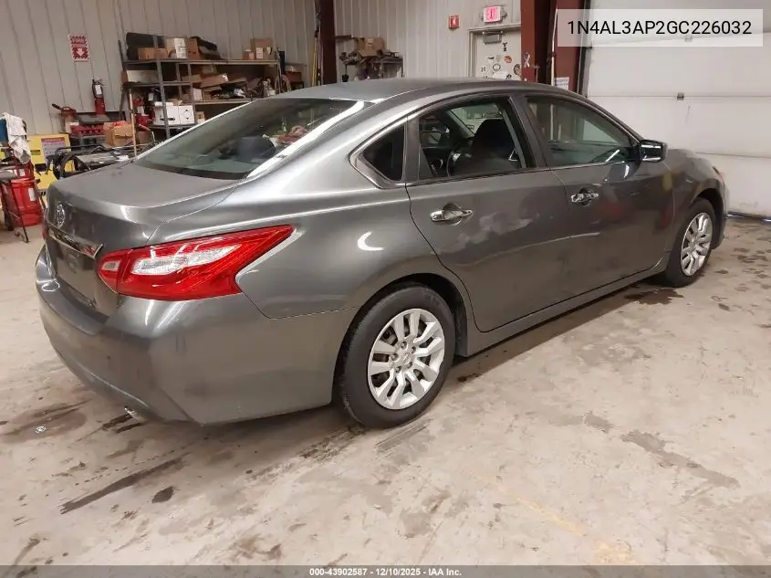 1N4AL3AP2GC226032 2016 Nissan Altima 2.5/2.5 S/2.5 Sl/2.5 Sr/2.5 Sv