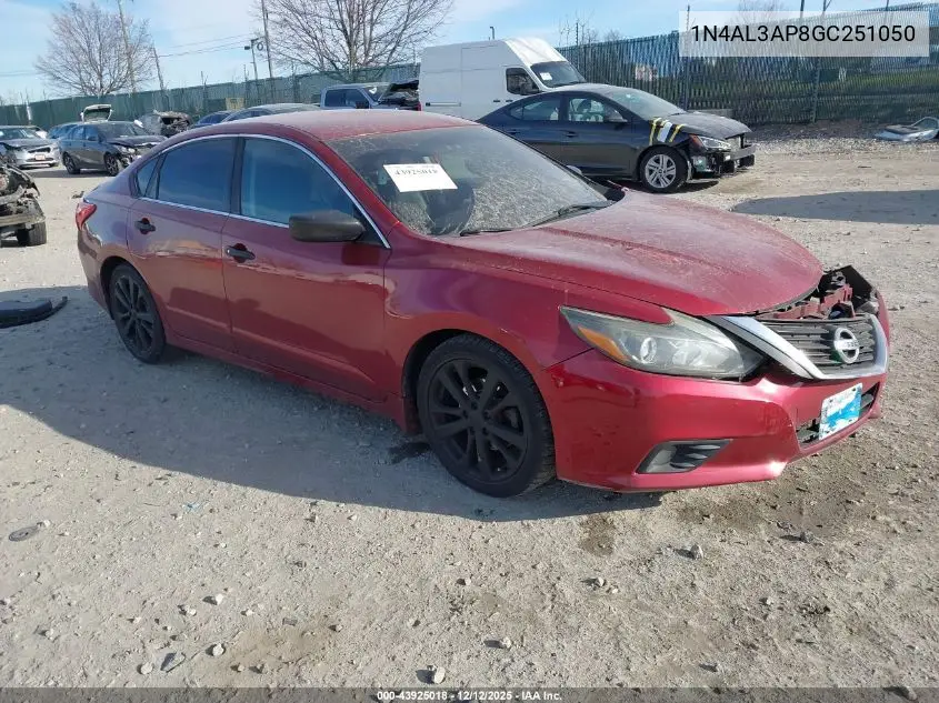 1N4AL3AP8GC251050 2016 Nissan Altima 2.5 Sr