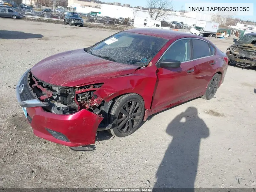 1N4AL3AP8GC251050 2016 Nissan Altima 2.5 Sr