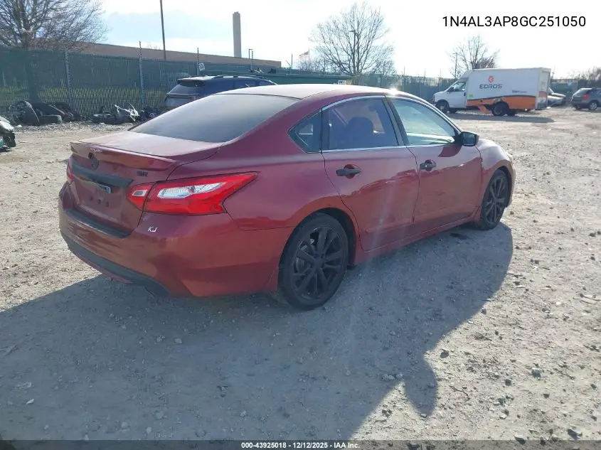 1N4AL3AP8GC251050 2016 Nissan Altima 2.5 Sr