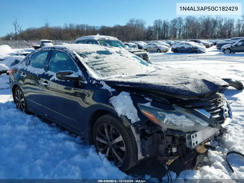 1N4AL3AP5GC182429 2016 Nissan Altima 2.5 Sr