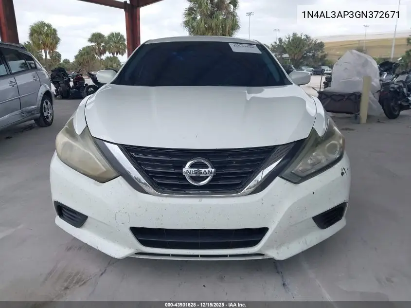 1N4AL3AP3GN372671 2016 Nissan Altima 2.5/2.5 S/2.5 Sl/2.5 Sr/2.5 Sv