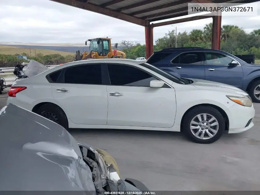 1N4AL3AP3GN372671 2016 Nissan Altima 2.5/2.5 S/2.5 Sl/2.5 Sr/2.5 Sv