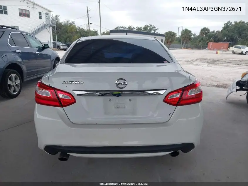 1N4AL3AP3GN372671 2016 Nissan Altima 2.5/2.5 S/2.5 Sl/2.5 Sr/2.5 Sv
