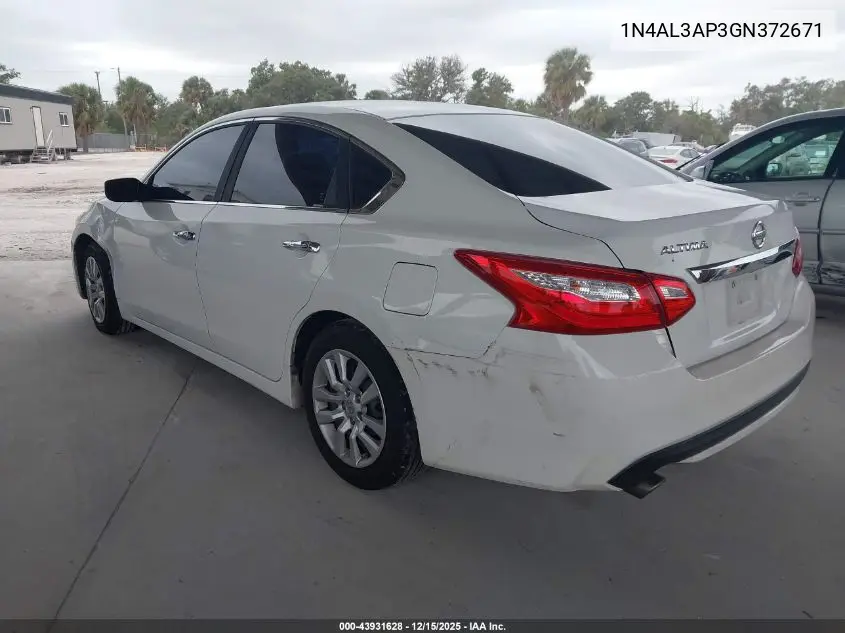 1N4AL3AP3GN372671 2016 Nissan Altima 2.5/2.5 S/2.5 Sl/2.5 Sr/2.5 Sv
