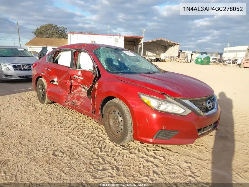 1N4AL3AP4GC278052 2016 Nissan Altima 2.5 S