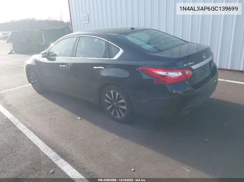 1N4AL3AP6GC139699 2016 Nissan Altima 2.5 Sl