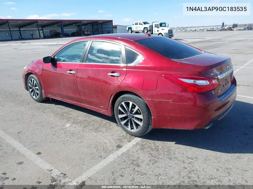 1N4AL3AP9GC183535 2016 Nissan Altima 2.5 Sv