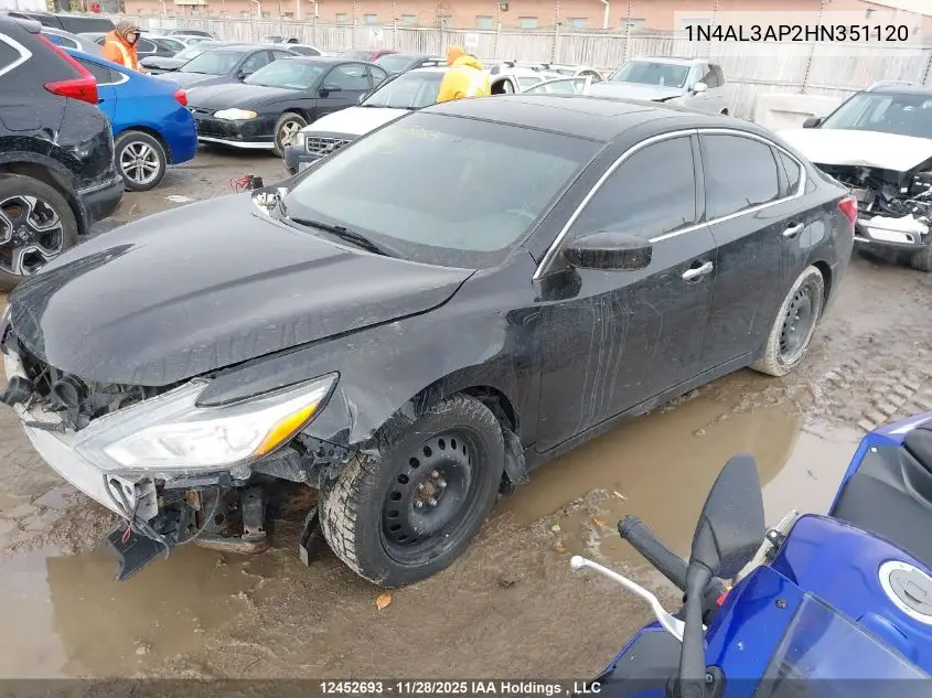 1N4AL3AP2HN351120 2017 Nissan Altima 2.5/S/Sv/Sl/Sr