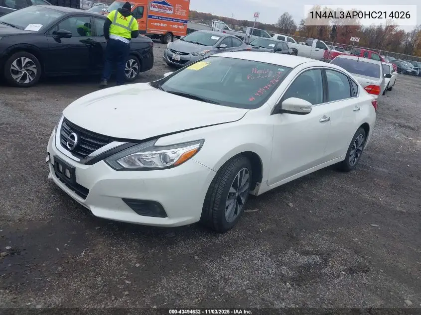 1N4AL3AP0HC214026 2017 Nissan Altima 2.5 Sl