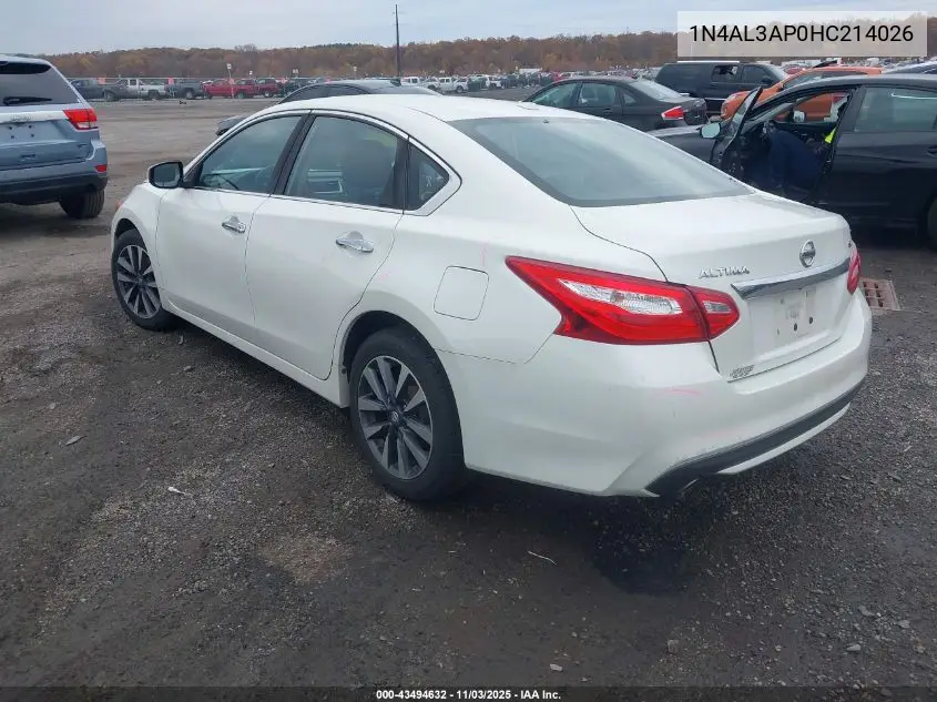 1N4AL3AP0HC214026 2017 Nissan Altima 2.5 Sl
