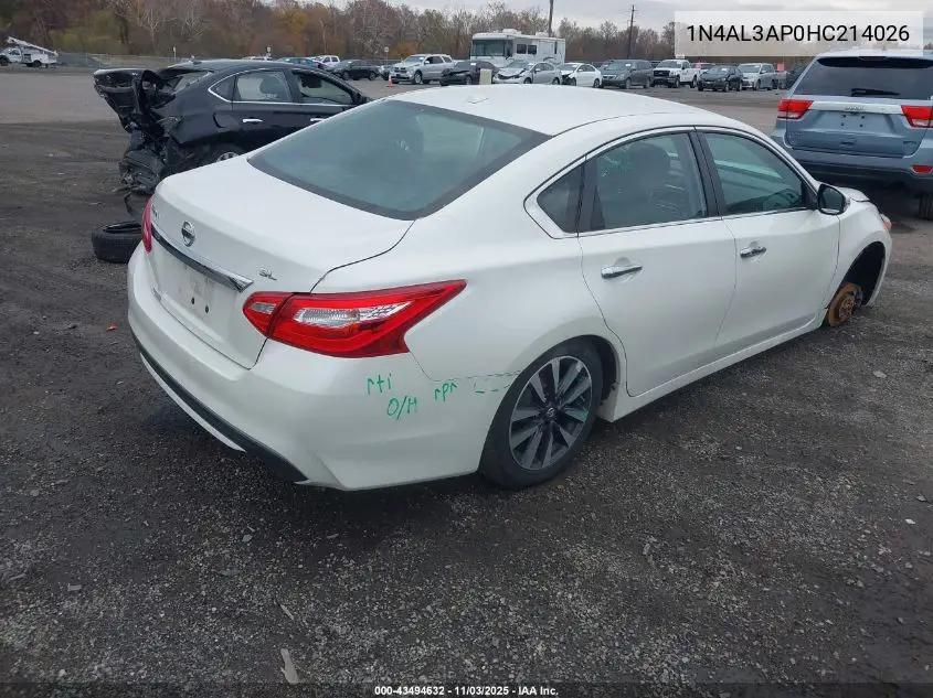 1N4AL3AP0HC214026 2017 Nissan Altima 2.5 Sl