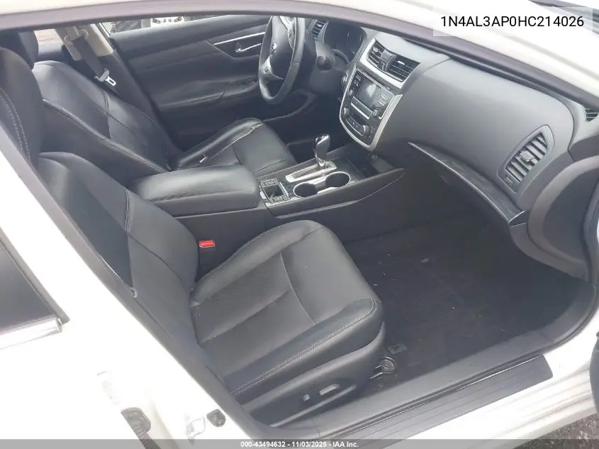 1N4AL3AP0HC214026 2017 Nissan Altima 2.5 Sl
