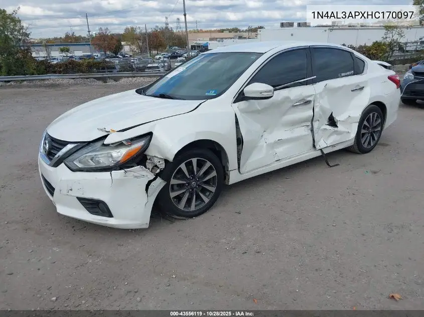 1N4AL3APXHC170097 2017 Nissan Altima 2.5 Sl