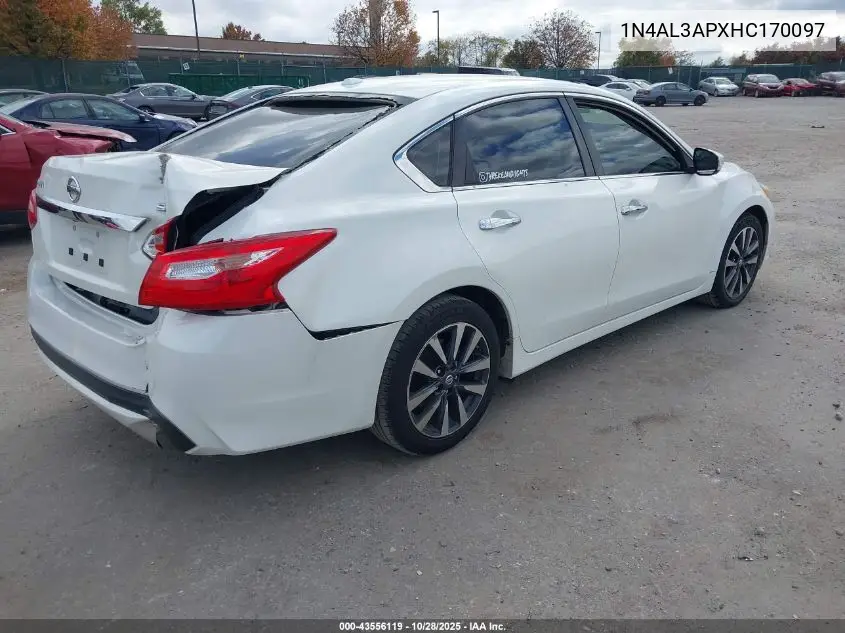 1N4AL3APXHC170097 2017 Nissan Altima 2.5 Sl