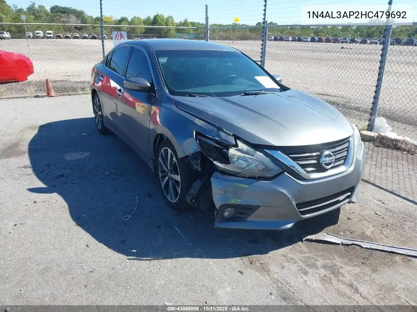1N4AL3AP2HC479692 2017 Nissan Altima 2.5 Sr