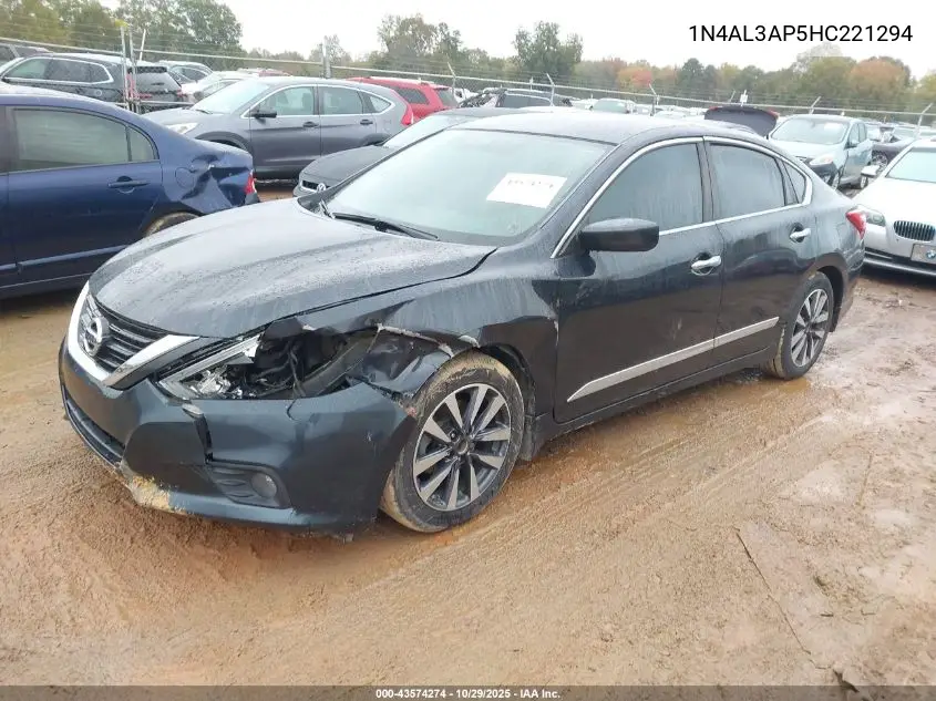 1N4AL3AP5HC221294 2017 Nissan Altima 2.5 Sv