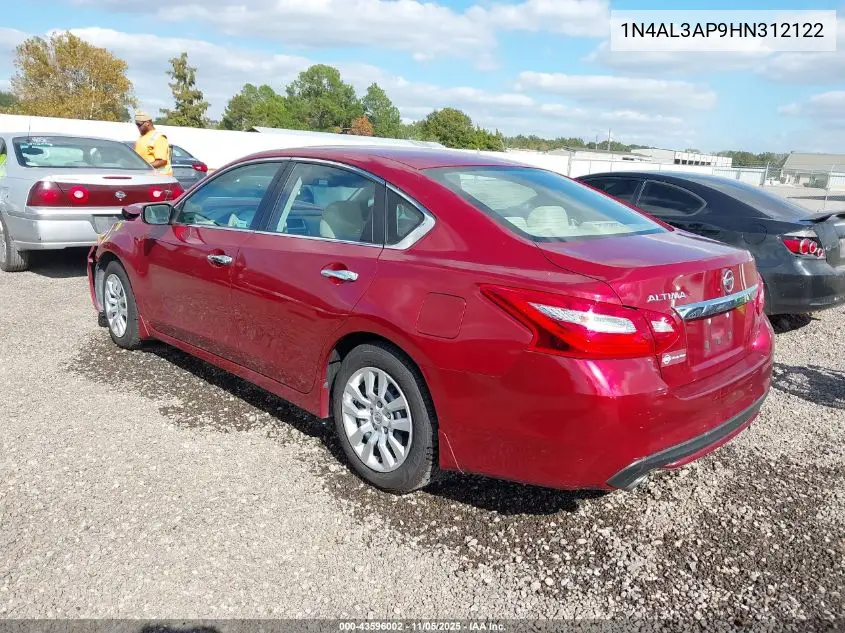 1N4AL3AP9HN312122 2017 Nissan Altima 2.5 S