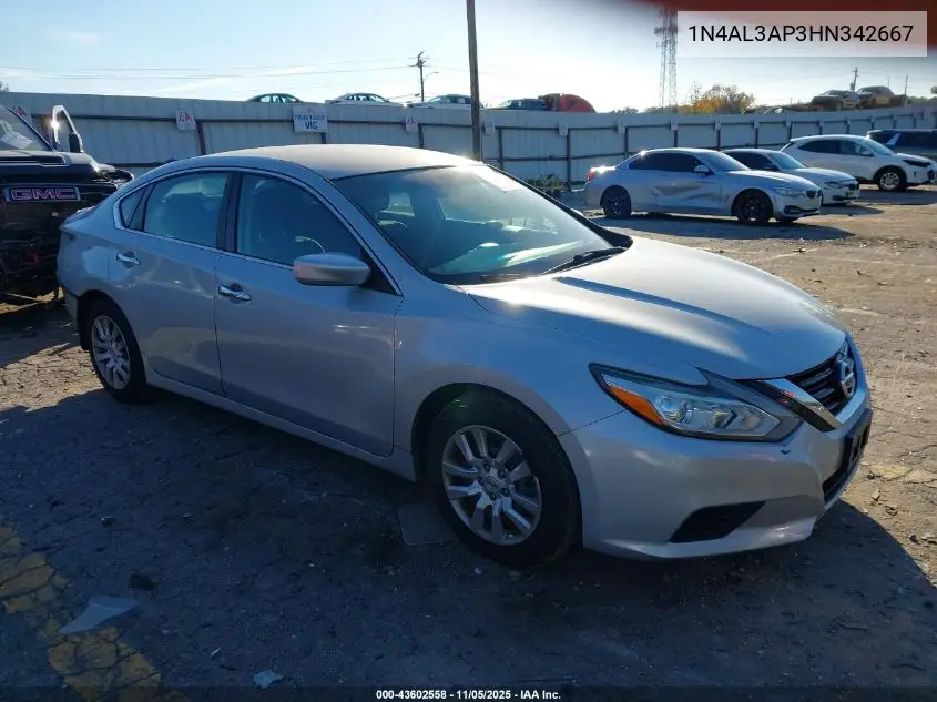 1N4AL3AP3HN342667 2017 Nissan Altima 2.5 S
