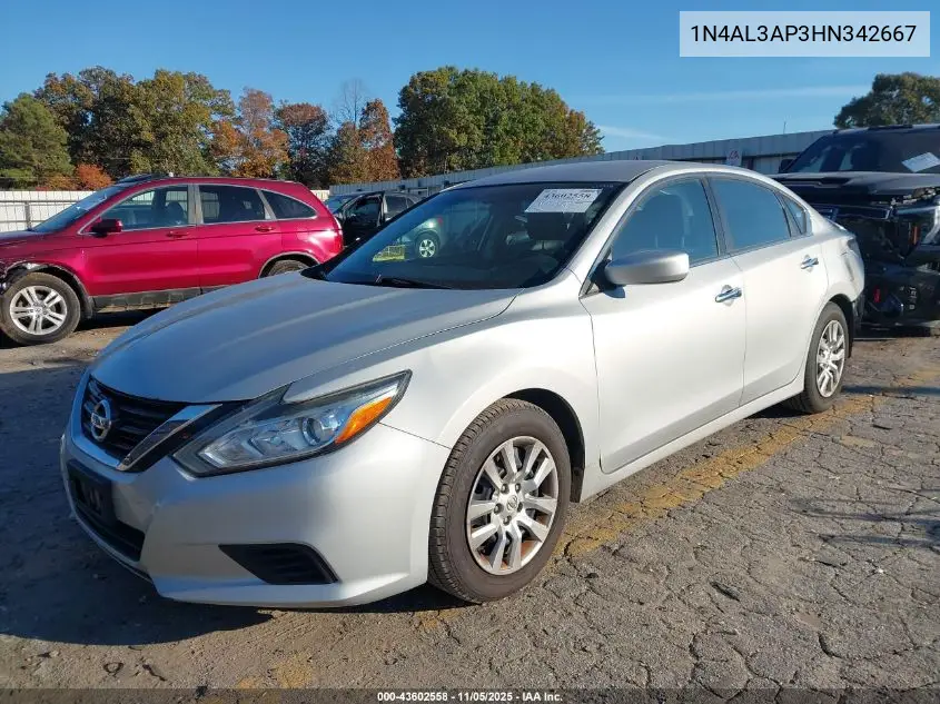 1N4AL3AP3HN342667 2017 Nissan Altima 2.5 S