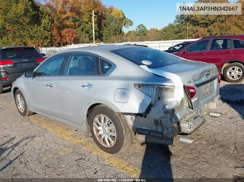 1N4AL3AP3HN342667 2017 Nissan Altima 2.5 S