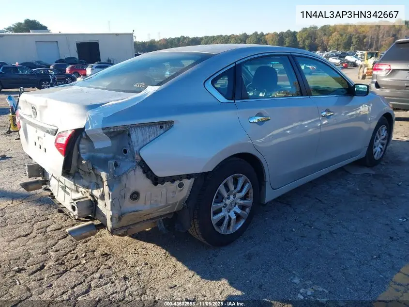 1N4AL3AP3HN342667 2017 Nissan Altima 2.5 S