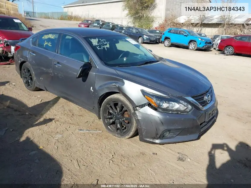1N4AL3AP3HC184343 2017 Nissan Altima 2.5 Sr