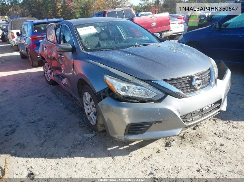 1N4AL3AP4HN350647 2017 Nissan Altima 2.5 S