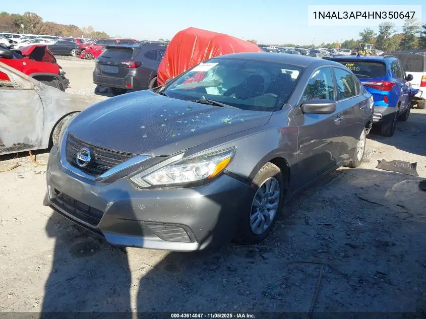 1N4AL3AP4HN350647 2017 Nissan Altima 2.5 S