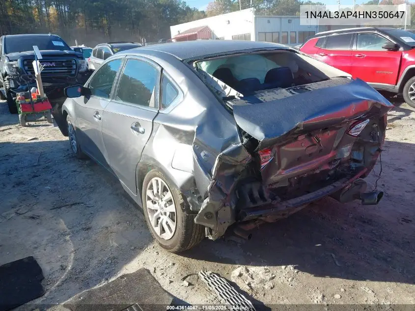 1N4AL3AP4HN350647 2017 Nissan Altima 2.5 S