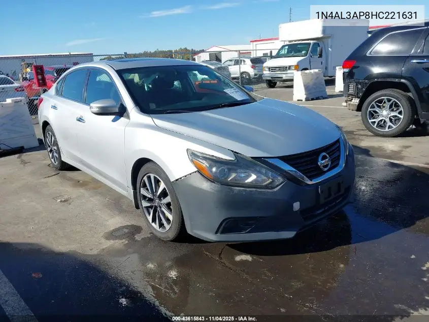 1N4AL3AP8HC221631 2017 Nissan Altima 2.5 Sv