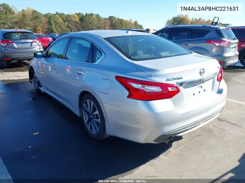 1N4AL3AP8HC221631 2017 Nissan Altima 2.5 Sv