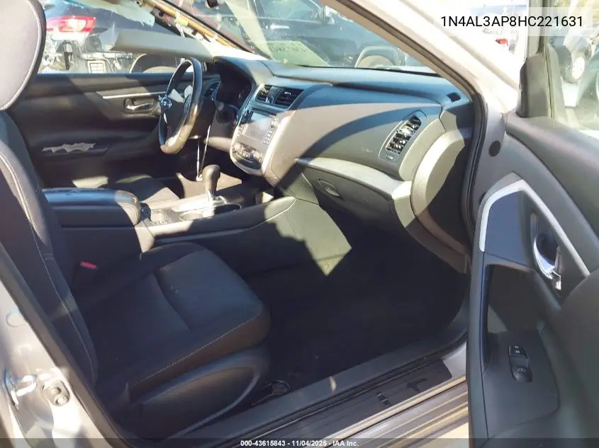 1N4AL3AP8HC221631 2017 Nissan Altima 2.5 Sv