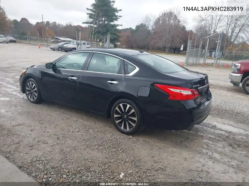 1N4AL3APXHC283919 2017 Nissan Altima 2.5 Sv