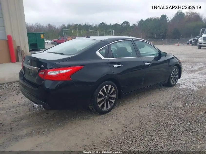 1N4AL3APXHC283919 2017 Nissan Altima 2.5 Sv