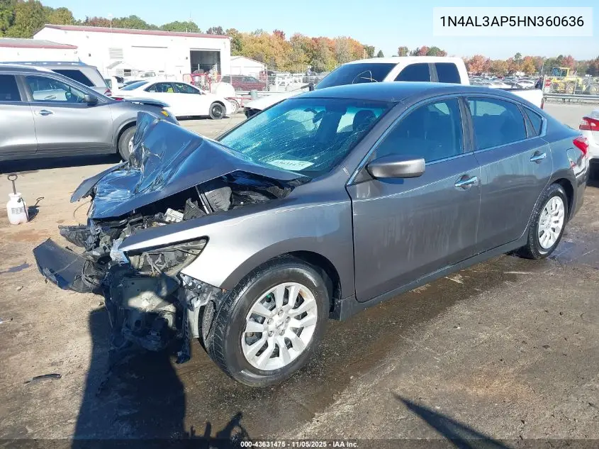 1N4AL3AP5HN360636 2017 Nissan Altima 2.5 S